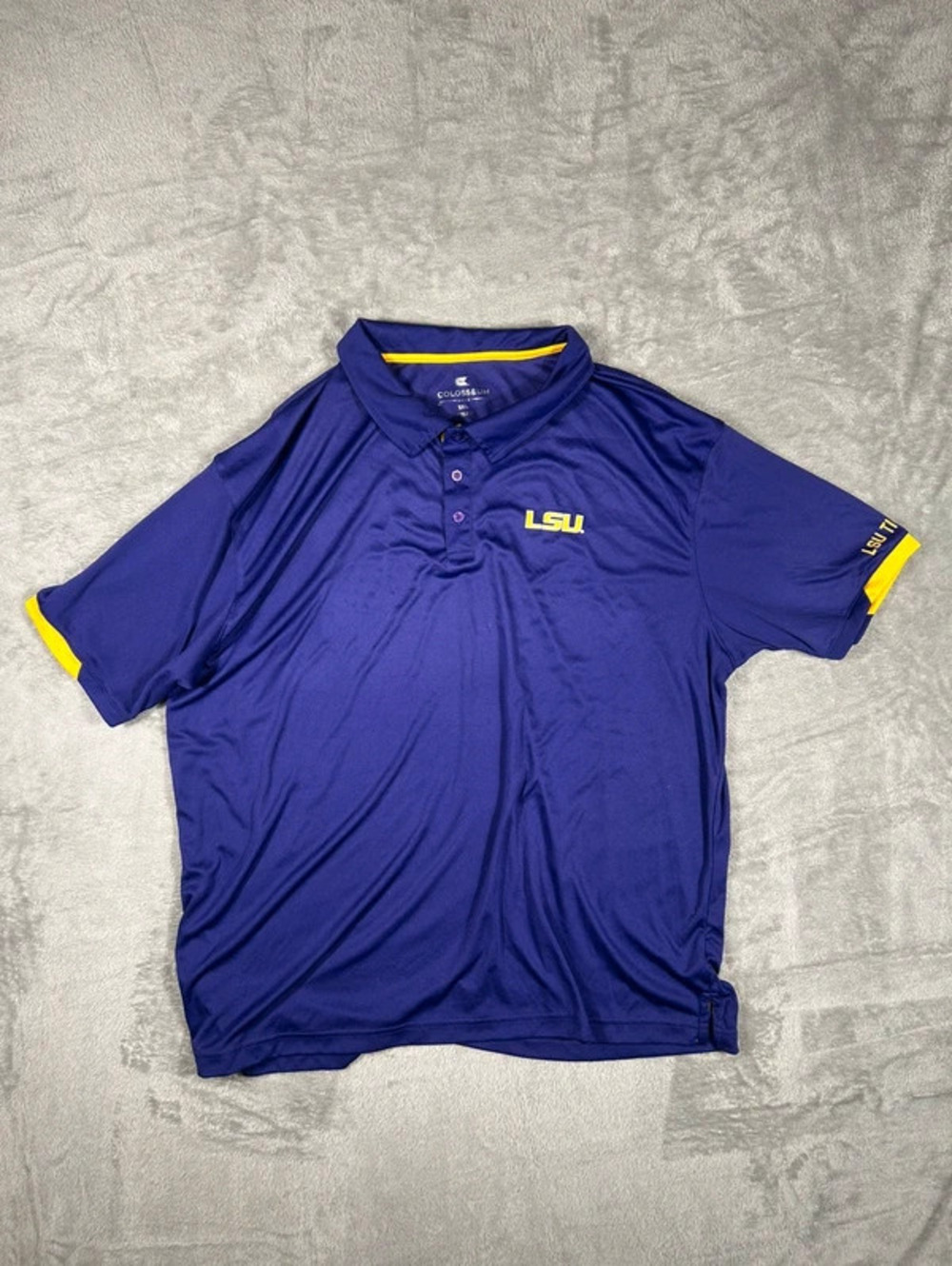 LSU Colosseum Performance Polo SIZE 3XL